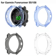 Case Compatible with Garmin Forerunner 55 and Forerunner 158 Cover, TPU Protective Case Cover for Ga