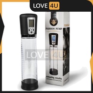 LOVE4U LCD Penis Pump Rechargeable Penis Pump Zakar Automatic Vacuum Pam Zakar Electric Penis Pump