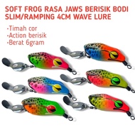 SOFT FROG BASED 4CM TIN COR SOFT FROG JAWS FLAVOR (RAMPING ANTI MOCEL WAVE LURE/ SOFT FROG/ SOFT FRO