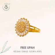 [Kedai Emas Gemilang] 2003023 Gold Ring (20) (4.33G) [916 Gold]
