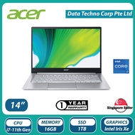 Acer Aspire Swift 3 (SF314-59-78D9) - 11th i7, 14" FHD IPS, Intel Iris Xe Graphics, 16GB RAM, 1TB SSD, WI-FI 6, BT 5.0