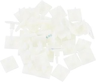 QUARKZMAN Pack of 55 Self-Adhesive Circuit Board Spacers, Sticky Nylon Insulation Spacers for Circui