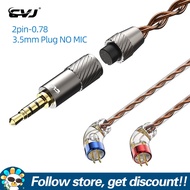 CVJ VS400 Earphone Upgrade Cable With 0.75mm/0.78mm/MMCX/QDC/S/C Pin 400-core OFC Upgradable Audio W