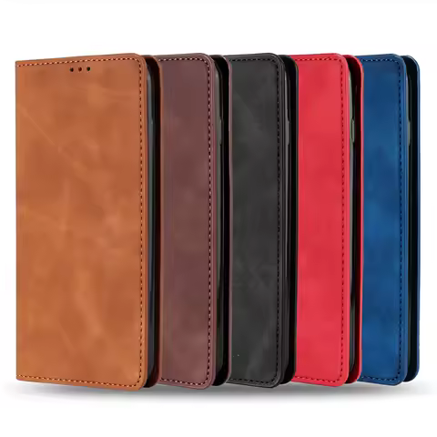 Flip Magnetic PU Leather Case For VIVO X100S T3 V30 V40 Y200E Y18 Y100 S19 Y28 Y31 Y21D S50 Pro Lite