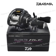 18 DAIWA Fishing reel ZILLION TW HLC 1516SH, 1516SHL Baitcasting Reel with 1 Year Local Warranty & F