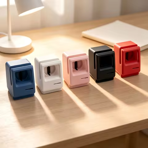 Silicone Charger Stand For Apple Watch 7 6 5 4 iWatch 3 2 1 Charging Dock Holder Retro Computer Patt