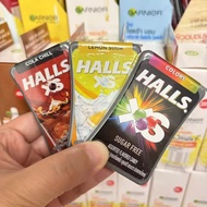 Thailand HALLS HALLS Mini Ice Ball Mint Lozenges Lemon Cola Watermelon Cool Refreshing Portable TT31