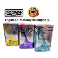 100% Original Engine Oil MotorCycle Mugen 1L 4T-20W40 4T-10W-40 4T10W-40 Mugen 4T