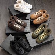 Dries Van Noten Retro Lace-Up Shoes - Leather with Fur Detail, Flat Sole