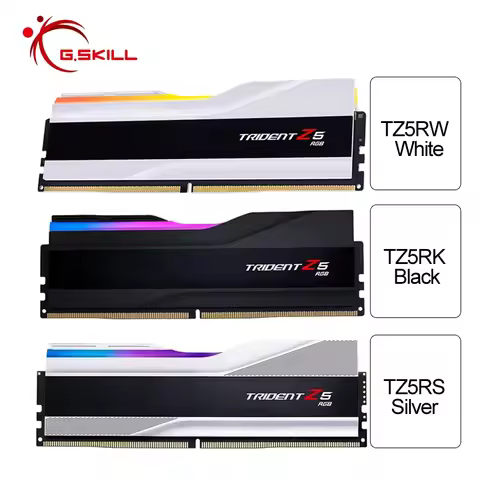 G.Skill Trident Z5 RGB Series 2x16GB Kit 288-Pin SDRAM DDR5 RAM 6400/6800/7200/7600MHz Dual Channel 
