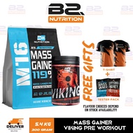 Mass Gainer M16 5.4kg + Viking Preworkout