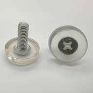 Furniture Sofa Leg 6cm PVC Adjustable Foot Plastic Fixed Foot Pad Screw Adjustable Foot Furniture Pa