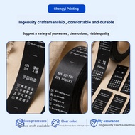 91DQ Hefei Small Batch Processing Maternal Baby Grade Wash Label High-End Clothing Accessories Woven