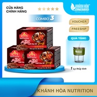 [TẶNG LY THỦY TINH] COMBO 3 Hộp Cà Phê Đen/Sữa Hòa Tan 2IN1/3IN1 LOVE’IN SAIGON CAFE - Khánh Hòa Nut
