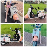 Electric Scooter Stickers Cartoon Cute Luggage Notebook Decoration Stickers Lucky Star Kid Motorcycl