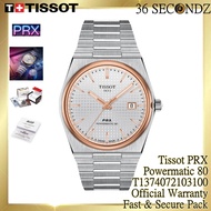 T1374072103100 - New Original Tissot Watch PRX Powermatic 80 T137.407.21.031.00 Official Warranty