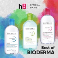 Bioderma Collection - Hydrabio H2O/Sebium H2O/Sensibio H2O - 100ml/500ml/with Pump