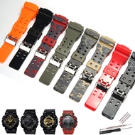 Resin Replacement strap suitable for  G-SHOCK GD120 GD100 GA110 GA100 Men's Watch Strap Multi-color 