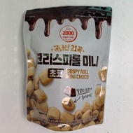 DJS LIFESTYLE 觀塘店 - 高纖有[營]嘅穀物早餐! LOTTE ONLY PRICE CRISPY ROLL MINI 一口脆皮迷你夾心卷朱古力味 130G