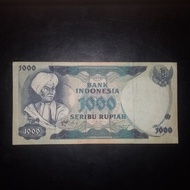 Uang kuno Indonesia 1000 rupiah Diponegoro 1975