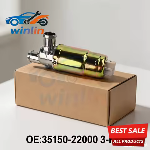 OEM 35150-22000 Idle Air Control Valve with Connector for Hyundai Accent Elantra Kia Sportage
