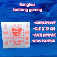 French fries wrap french fries packaging potato bag donut wrap paper bag