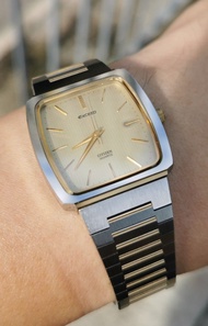 日本回流citizen exceed 一體式石英手錶 vintage  not seiko