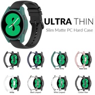 thin pc hard case samsung galaxy watch 4 44mm - casing jam hardcase - blackleopard