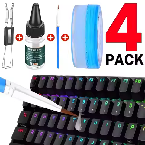 1-4PCS Mechanical Keyboard Lubricant Grease Oil Kit Keyboards Axes Mechanical Lubrication with Brush