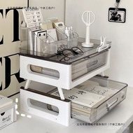 Book Storage Box File Double-Layer Paper Desk Storage Rack a4 File Multi-Layer Storage Rack Desktop 