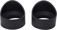 Yoidesu 2pcs Microscope Eyepiece Eyeshields, Diameter 1.81in Professional Collapsible Rubber Eyepiec