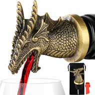 Dragon Head 2-In-1 Wine Bottle Pourer and Stopper Saver Accessories Bar Gadgets