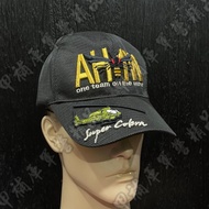 < Jiabubuku > AH-1W Super Cobra Attack Helicopter Three-Dimensional Embroidery Breathable Black Cap/