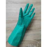 2PCS LONGCANE NBR13B NBR13G 33CM 13" NBR NITRILE CHEMICAL RESISTANCE GLOVES GLOVE