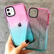 iPhone 12 iPhone 11透明漸變色防摔硅膠軟套手機殼case Pro Max, Pro, Mini