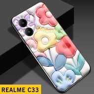 [A71] Realme C33 Case Realme C33 Glitter Glass Softcase/ Realme C33 Phone Case/ Realme C33 Case/ -