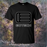 Good Printed Soft Shirt Eotech Logo Men Tshirt Black Color