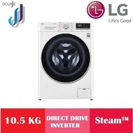 LG 10.5kg Front Load Washing Machine FV1450S4W with AI Direct Drive™ & Steam™