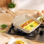1pc Okja Non-Stick Frying Pan, Okja Rectangular Baking Pan, Frying Pan With Non-Stick Coating