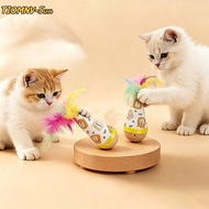 TIOMNV56H4 Tumbler Cat Toy, Wooden Scratch-resistant Cat Tumbler Wobbler,  Twisting Cartoon Wear-Res