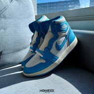 [Homieee] Air Jordan 1 High UNC Reimagined North Carolina Blue Men's Shoes DZ5485-402