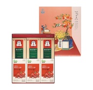 KGC Daborok Suyeon Set (Korean Red Ginseng Tonic 40ml*9 Pouches+With Pomegranate 50ml*9 Pouches)(18-