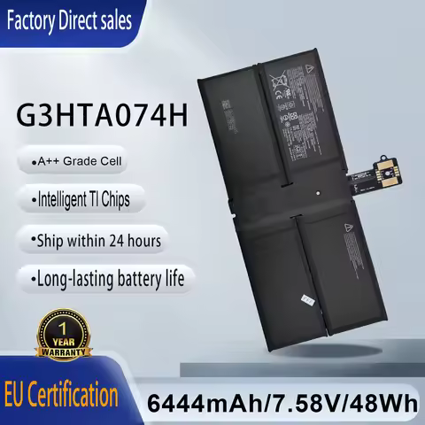New G3HTA074H DYNH03 Laptop Battery For Microsoft Surface Pro 7+ 1960 Surface Pro 7 Plus Tablet PC S