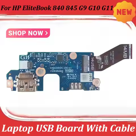 Laptop USB Board With Cable For HP EliteBook 840 845 G9 G10 G11