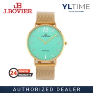 [2 Years Warranty] J.Bovier Lady B23-15009GG Analog Quartz Watch (100% Original & New)