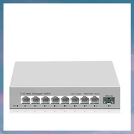 [hotkeystore.] Homelab Setup 2.5GbE Smart Managed Switch 8 Port 2500Mbps Network 10Gbps + Slot Web I