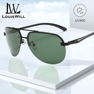 LouisWill Sunglasses Driver Driving Mirror Polarized Glasses Sunglasses Men And Women Tide Glasses B