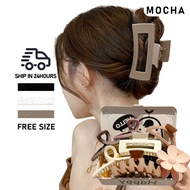 MOCHA Women Hair Clip Shark Clip Hair Accessories Korean Style Ins Elegant Hair Pin 韩式发夹鲨鱼夹 ST050
