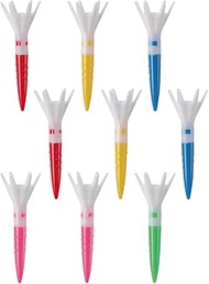 Daiya Golf TE-514A Tomahawk Tee, Short, 9 Pieces, Increased Distance, Durable, Breakable, Easy to Fi