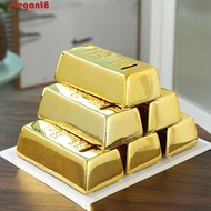 ELEGANT Piggy Bank Artificial Gold Brick Plastic Gold Bullion Bar Bullion Prop Creative Coin Case